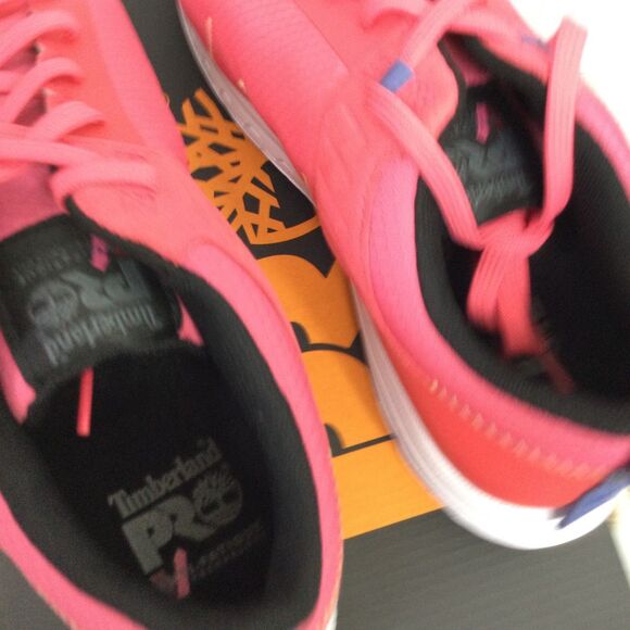Timberland Womans PRO Overdrive Composite Sneakers Safety Toe Pink Size US 9 NWB - Picture 11 of 13